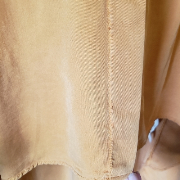 Mustard Zara Trafaluc High Low Blouse - Picture 16 of 16